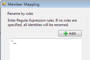 Protect Members dialog